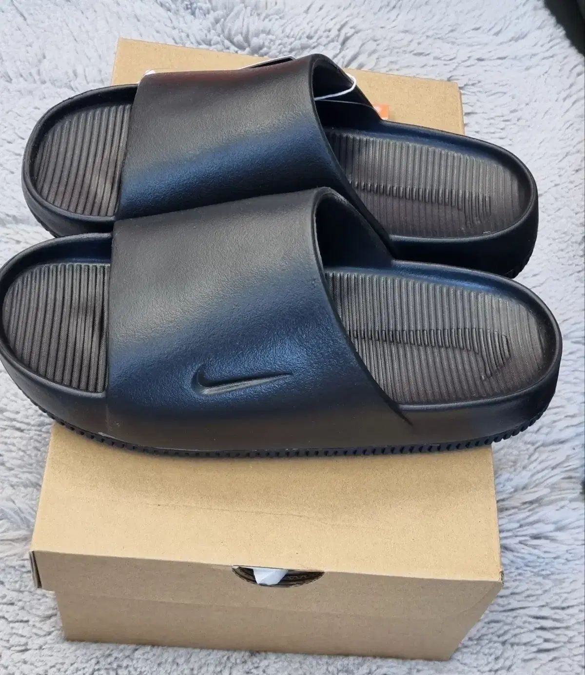 NIKE(ナイキ) スライド 穏やか スリッパ 黒 首輪 230