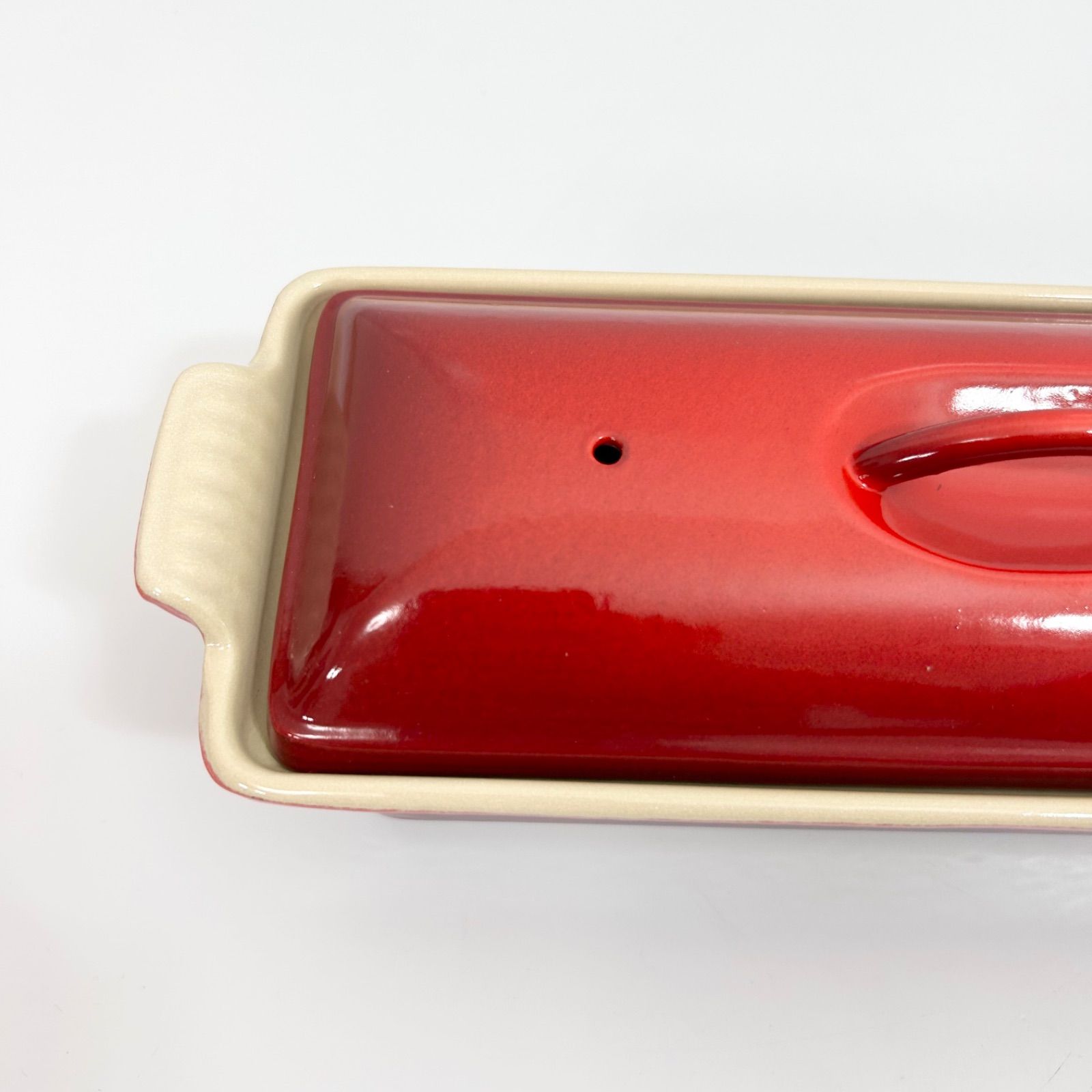 LE CREUSET ル クルーゼ テリーヌ型 鋳物 赤 レッド 28cm