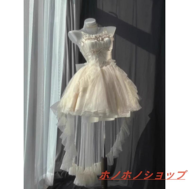 シフォン フリル