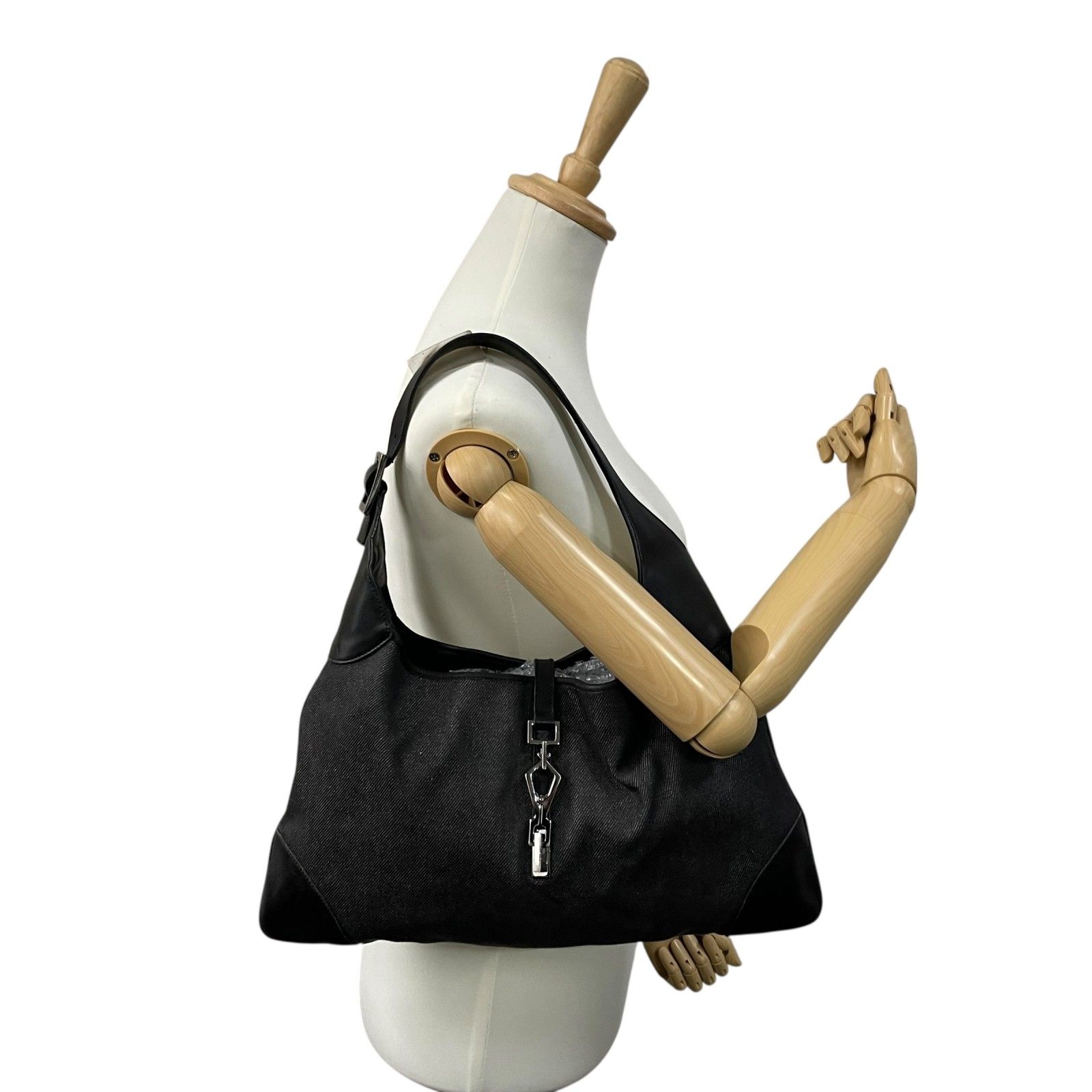 美品 グッチ GUCCI ワンショルダーバッグ 28629 ジャッキー 黒