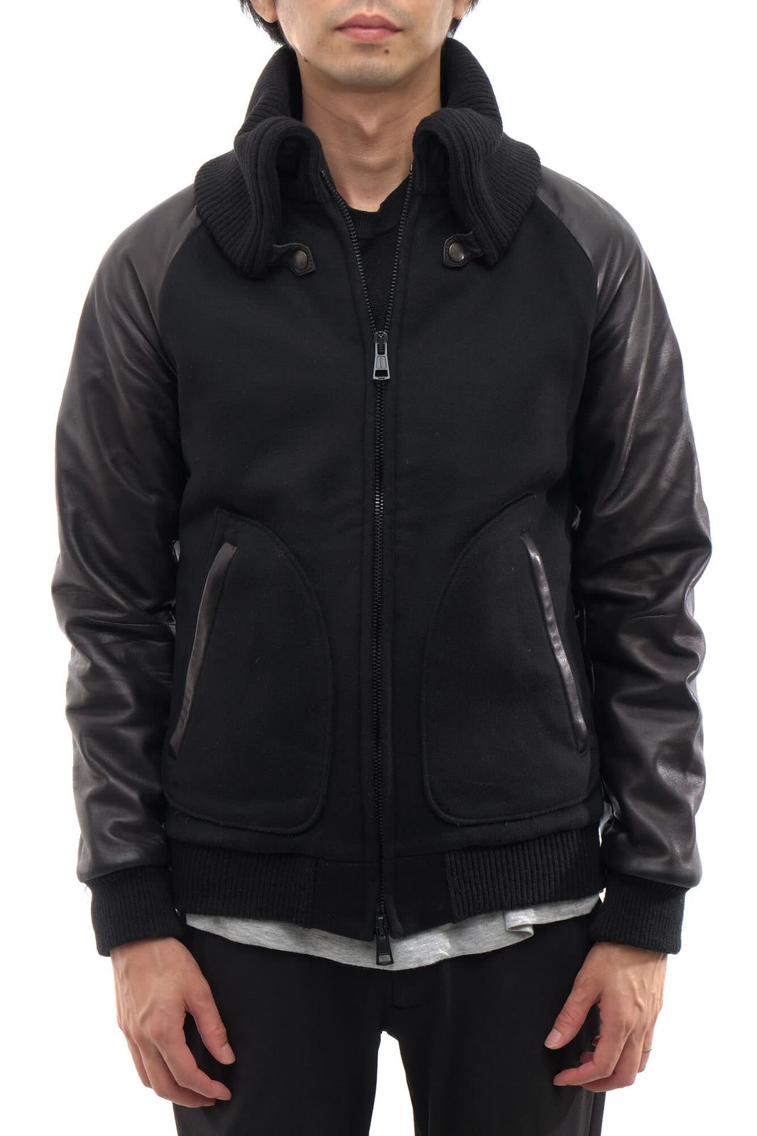 JUNYAWATANABE×Schottコラボレザースタジャン eYe COMME des GARCONS