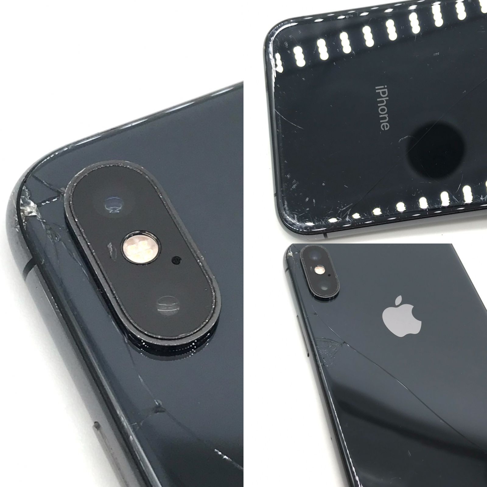 ▽【ジャンク品】SIMロック解除(docomo) iPhoneXS 64GB スペースグレイ ...