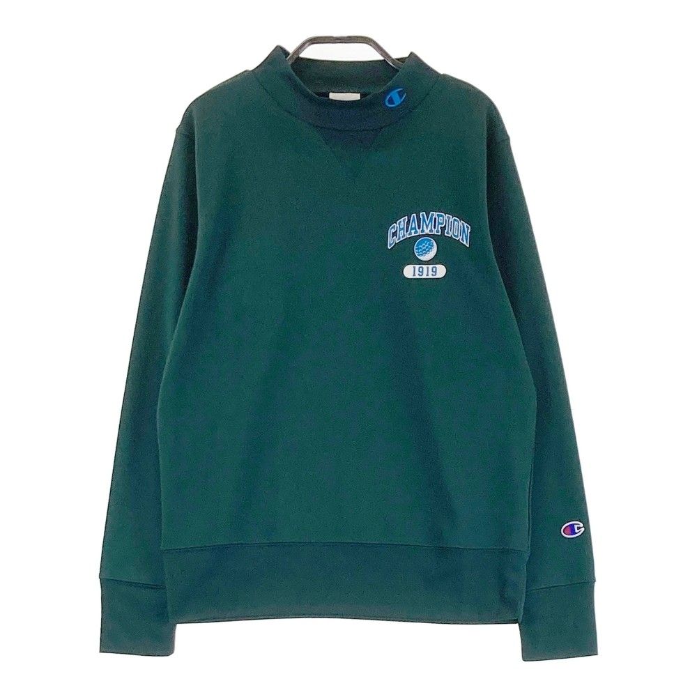 サイズ：MEDIUM CHAMPION GOLF チャンピオンゴルフ 2024年モデル ハイネック 長袖Tシャツ  グリーン系 [240101334859]# ゴルフウェア レディース ストスト