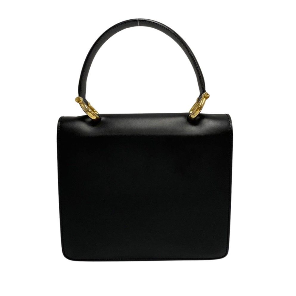 極 美品 CELINE セリーヌ ヴィンテージ ロゴ 金具 ダブルフラップ 