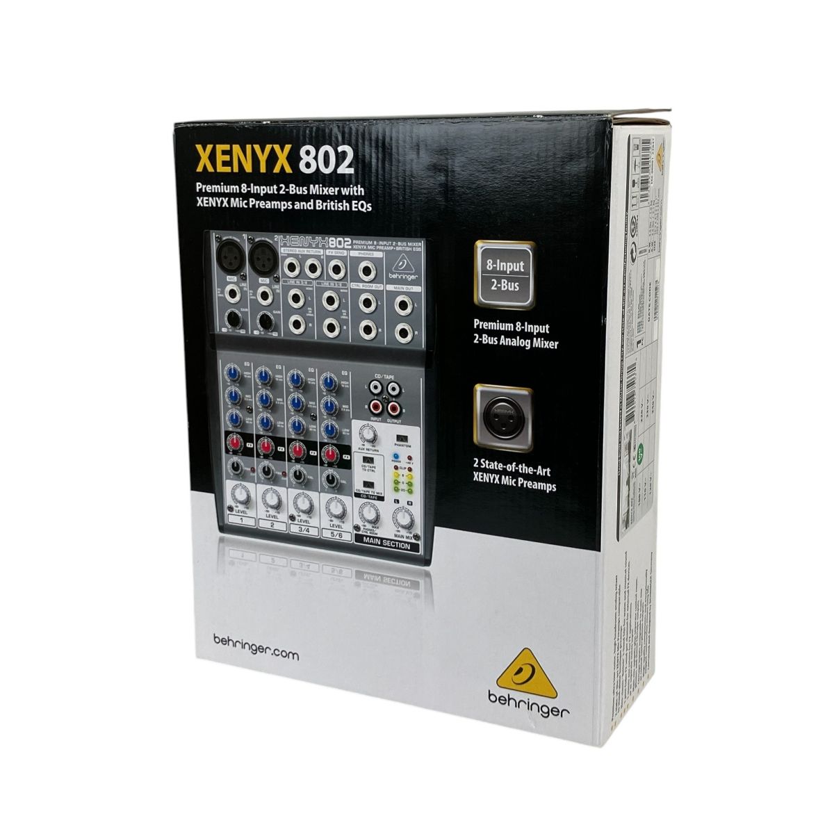 BEHRINGER XENYX 802 アナログミキサー Behringer XENYX 802 Portable Small Studio Audio Mixer No