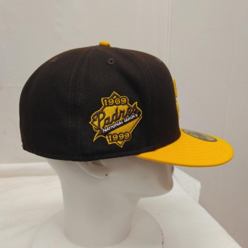 ニューエラ　サンディエゴ・パドレス 59FIFTY キャップ 7 5/8　新品 59FIFTY MLB SUNLIGHT POP サンディエゴ・パドレス グレー