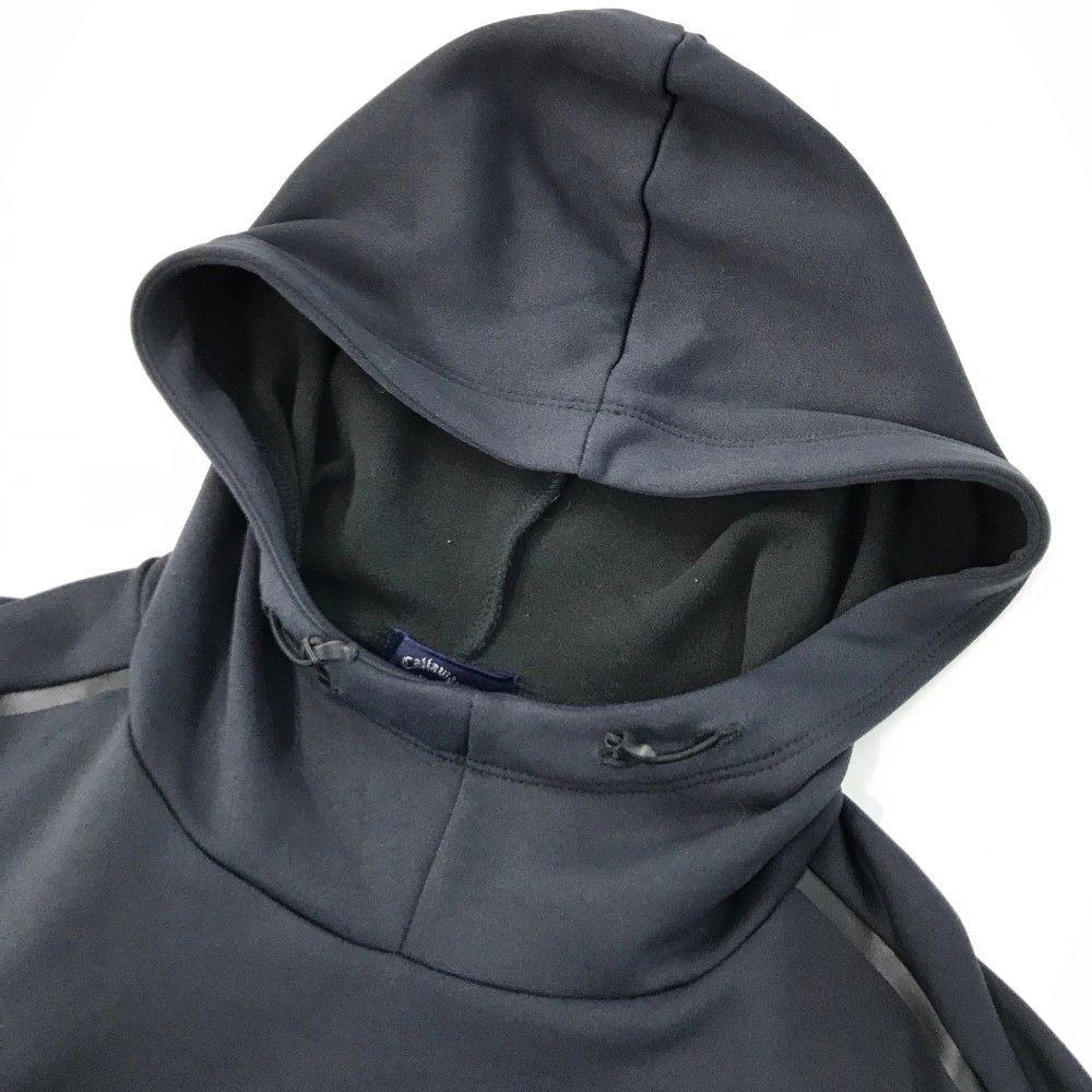 サイズ：L CALLAWAY キャロウェイ  フード付 裏起毛 スウェットパーカー  グレー系 [240101425975] ゴルフウェア メンズ ストスト CALLAWAY キャロウェイ フード付 裏起毛 スウェットパーカー