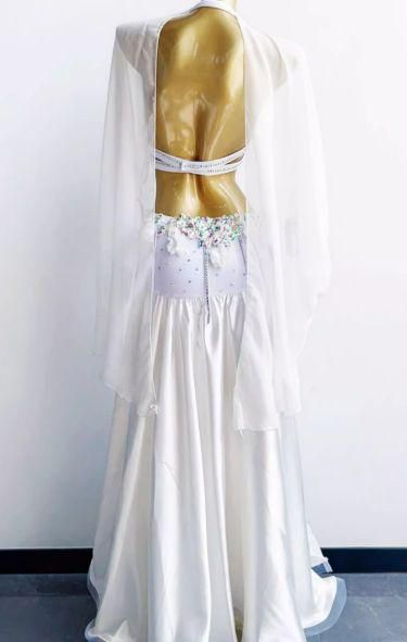 最高品質を待つ！ ベリーダンス衣装 ブラスカートセットアップ 白|黒 オーダーメイド 超人気、高品質で超激安。