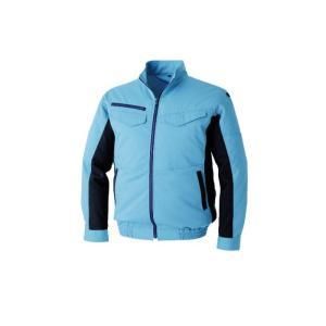 2営業日で発送 空調服 空調服 R下 長袖ブルゾン ウエアのみ オフブルー S KU92401N40S1 2336