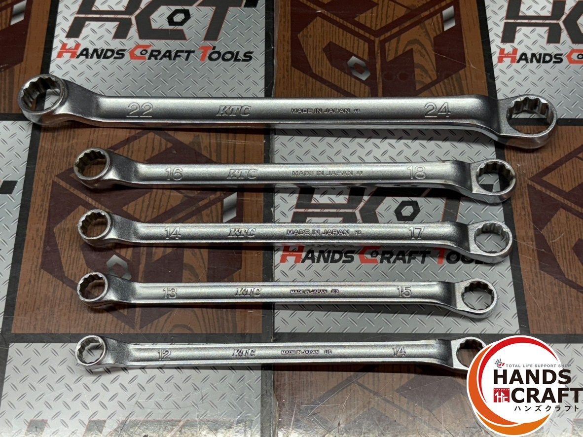 〇KTC M5-1214/M5-1315/M5-1417/M5-1618/M5-2224 ロングめがねレンチ 5 〇KTC M5-1214/M5-1315/M5-1417/M5-1618/M5-2224 ロングめがねレンチ 5