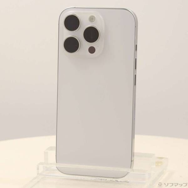 中古品〕 iPhone16 Pro 256GB ホワイトチタニウム MYN13J／A SIM