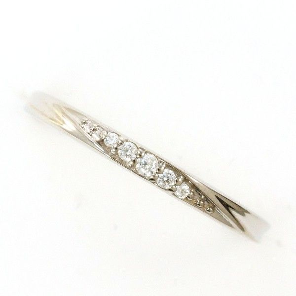 K10WG リング RING 指輪 11号 ジルコニア 総重量約1.2g