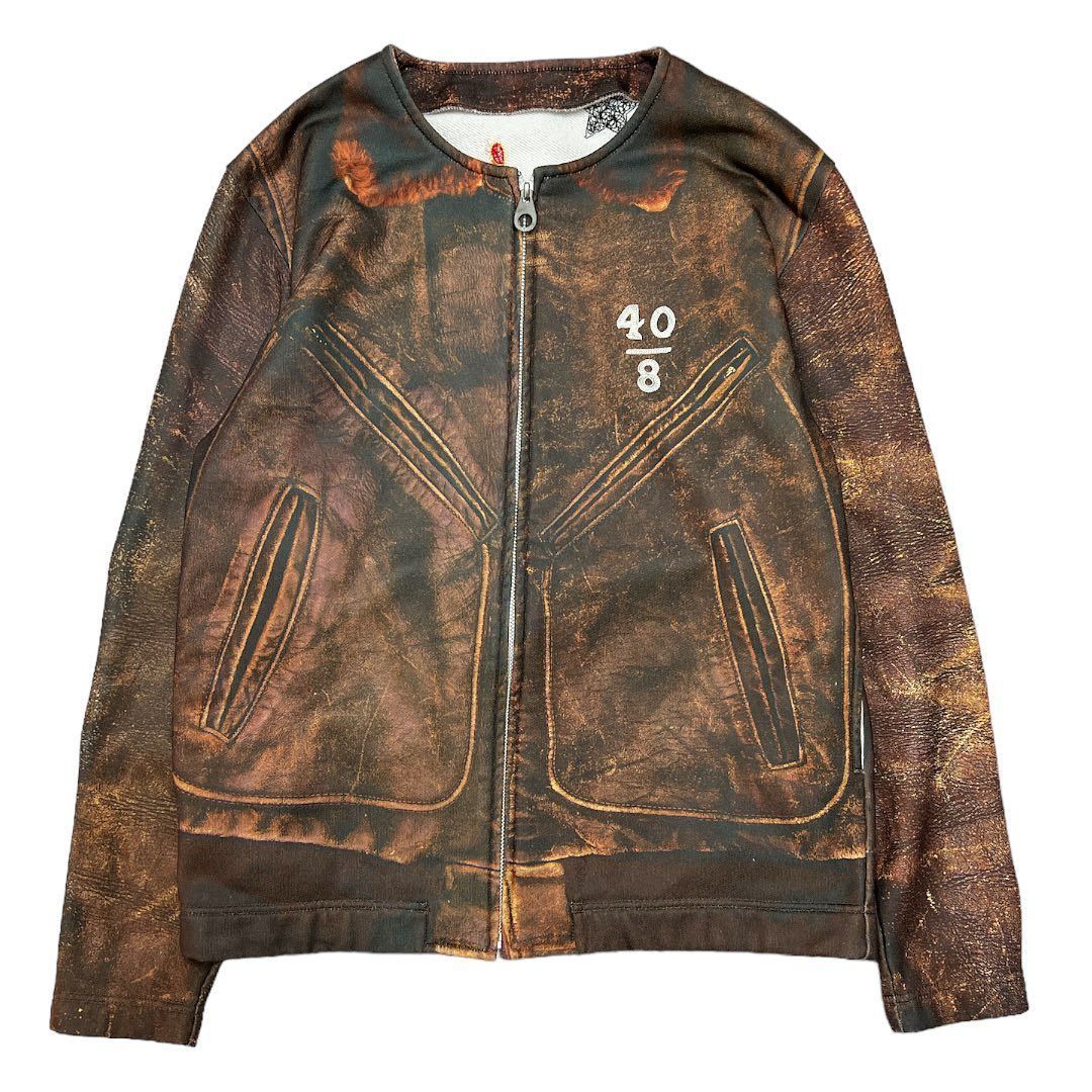 MIHARA YASUHIRO　転写Riders Sweat Zip Jacket