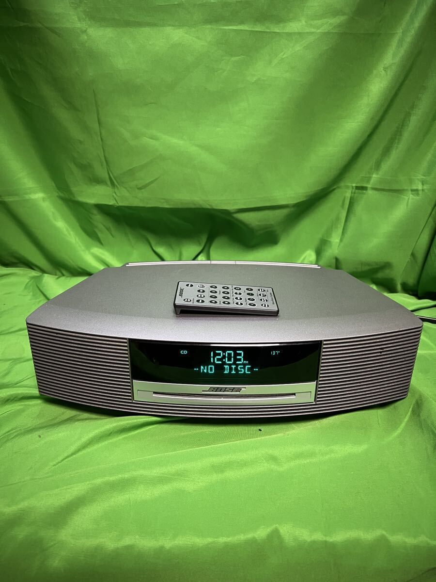 Bose Wave Music System リモコン 電源コード付き CD FM AM レシーバーアンプ デスクトップオーディオ Y