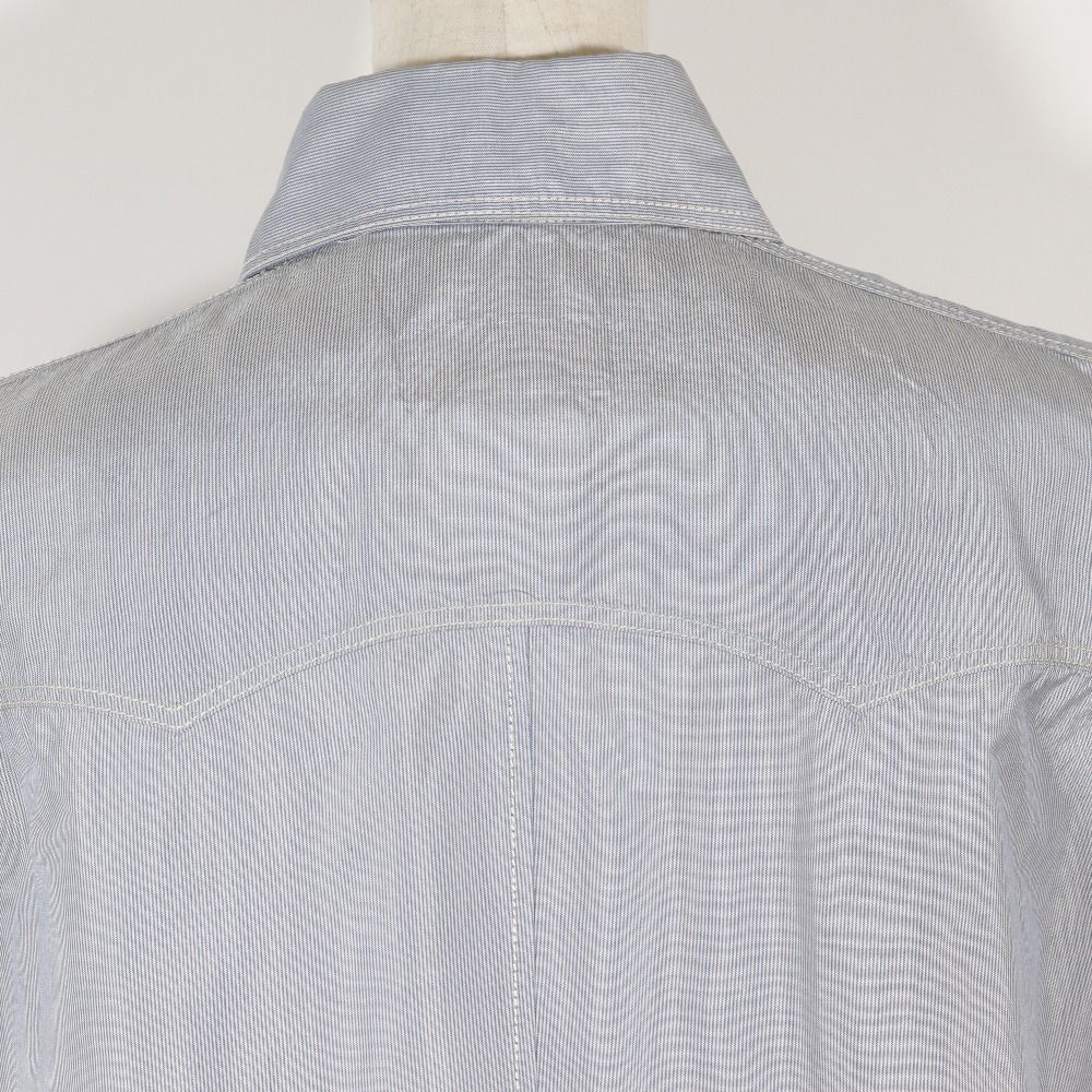  CHANEL シャネル シルク 青 レディース 半袖シャツ アンサンブル トップス