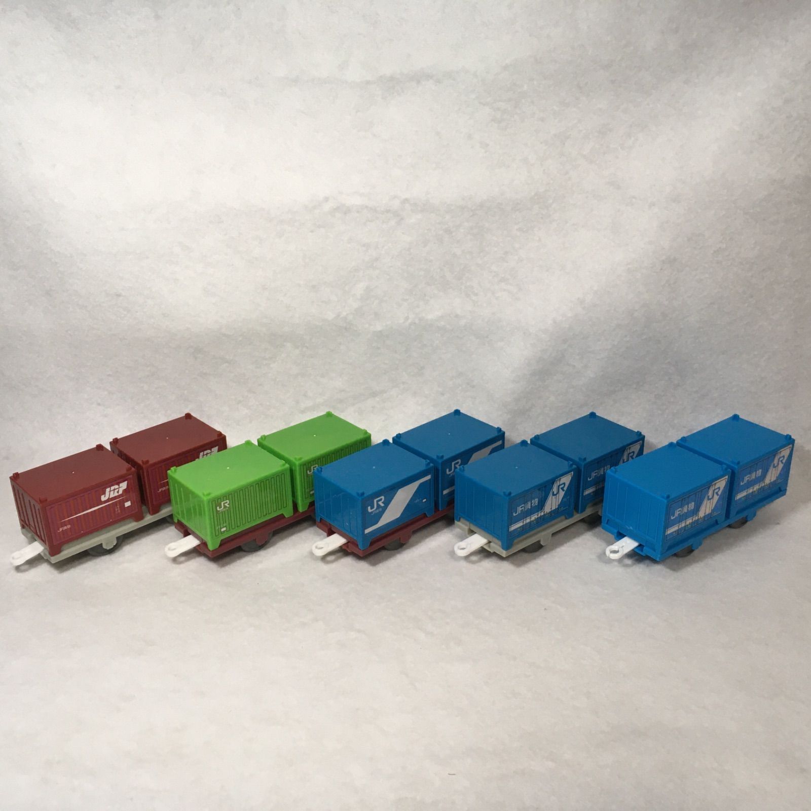 プラレール コンテナ貨車5台 - メルカリ