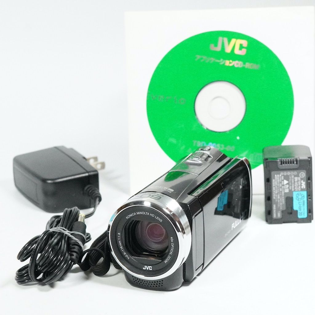 動作品 ビクター ビデオカメラ GZ-HM199 動作良好！JVC ビデオカメラ