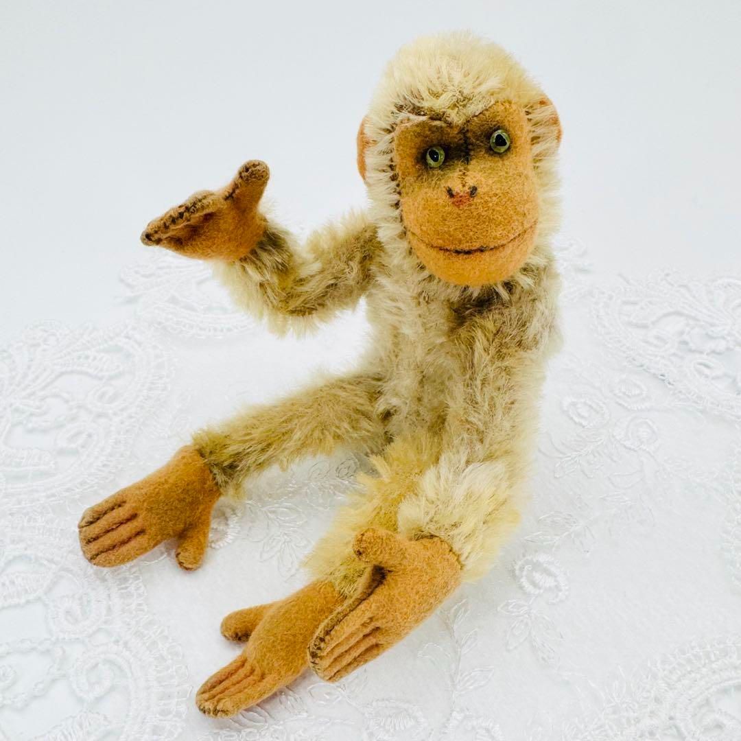 シュタイフ☆Jocko Chimpanzee☆白いチンパンジーのジョコ（最小）