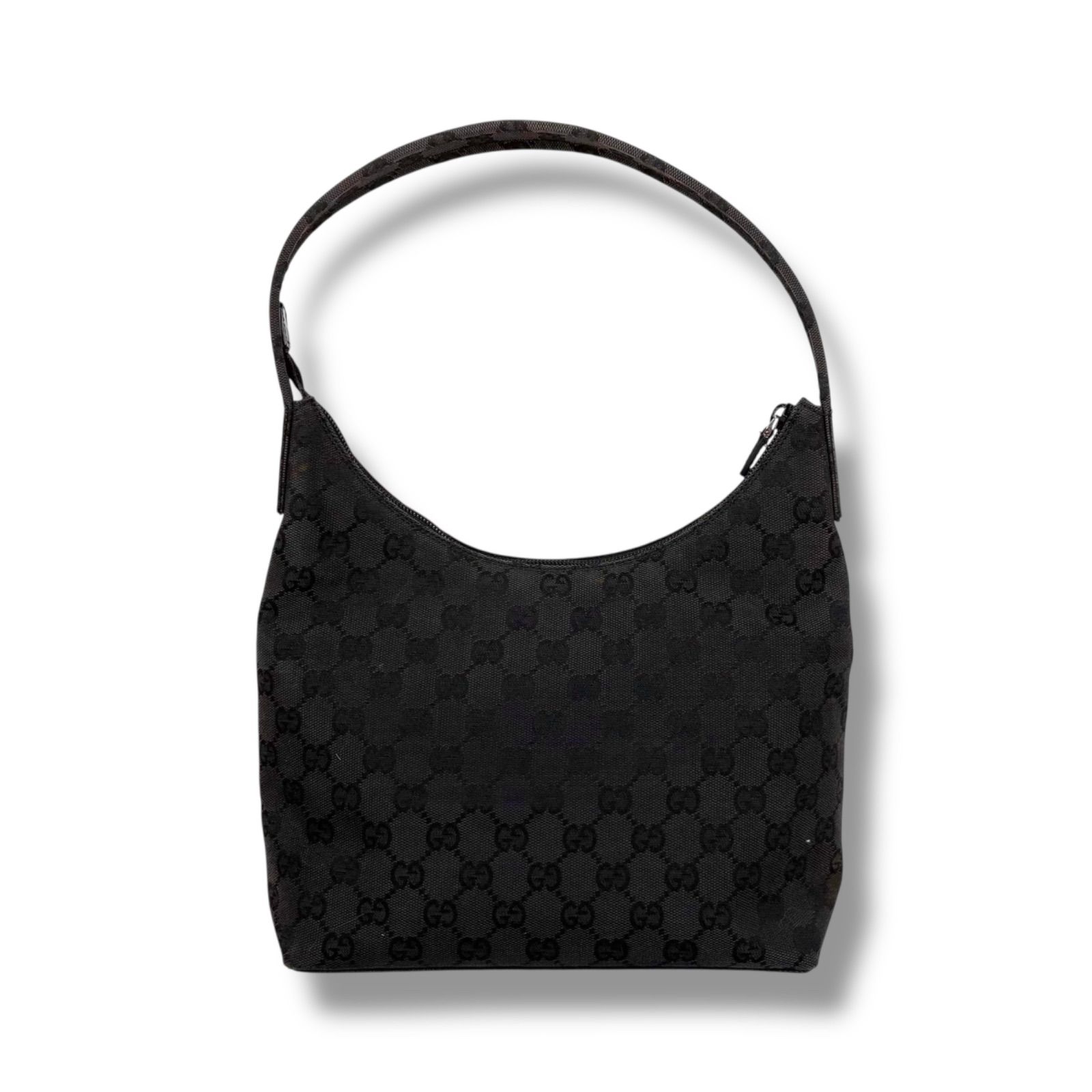GUCCI グッチ ワンショルダーバッグ GGキャンバス ブラック 黒 