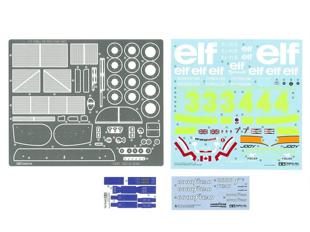 タミヤ(TAMIYA) 1/12 ビッグスケールシリーズ No.36 タイレルP34