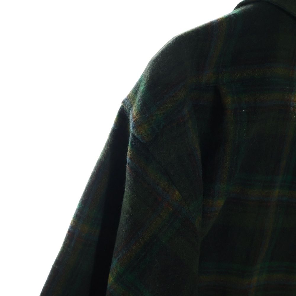 PENDLETON ペンドルトン USA製 ウールガウンコート グリーンチェック USA製 PENDLETON（ペンドルトン）チェックガウン - Lubb