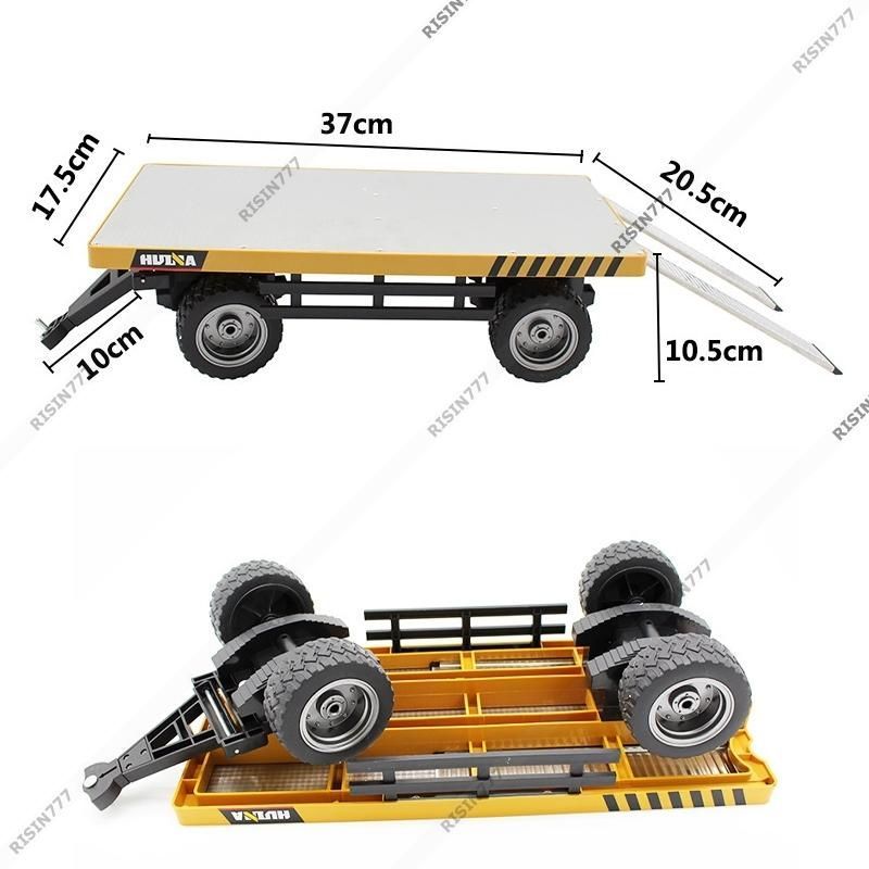 1/10 ラジコン フォークリフト フラットカー 合金 クレーン 働く車