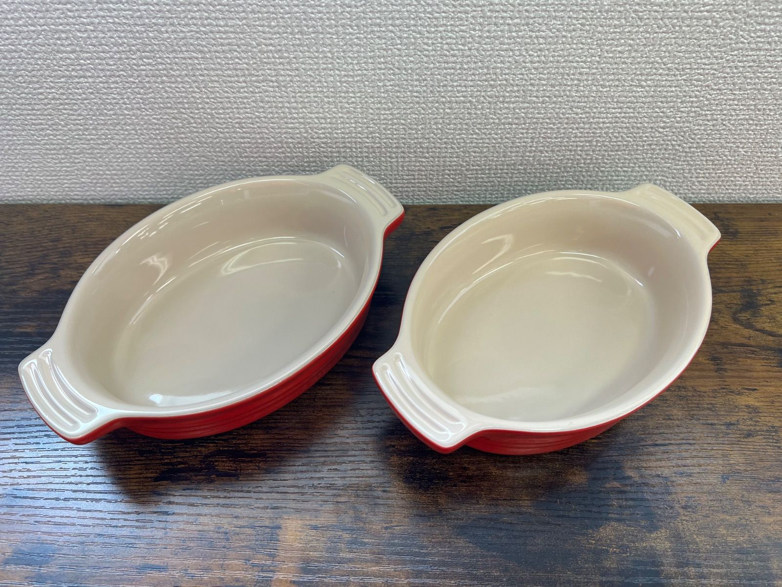 専用【未使用】LE CREUSET ル・クルーゼ　 グラタン皿 Le Creuset ル・クルーゼ グラタン皿 メンズ レディース