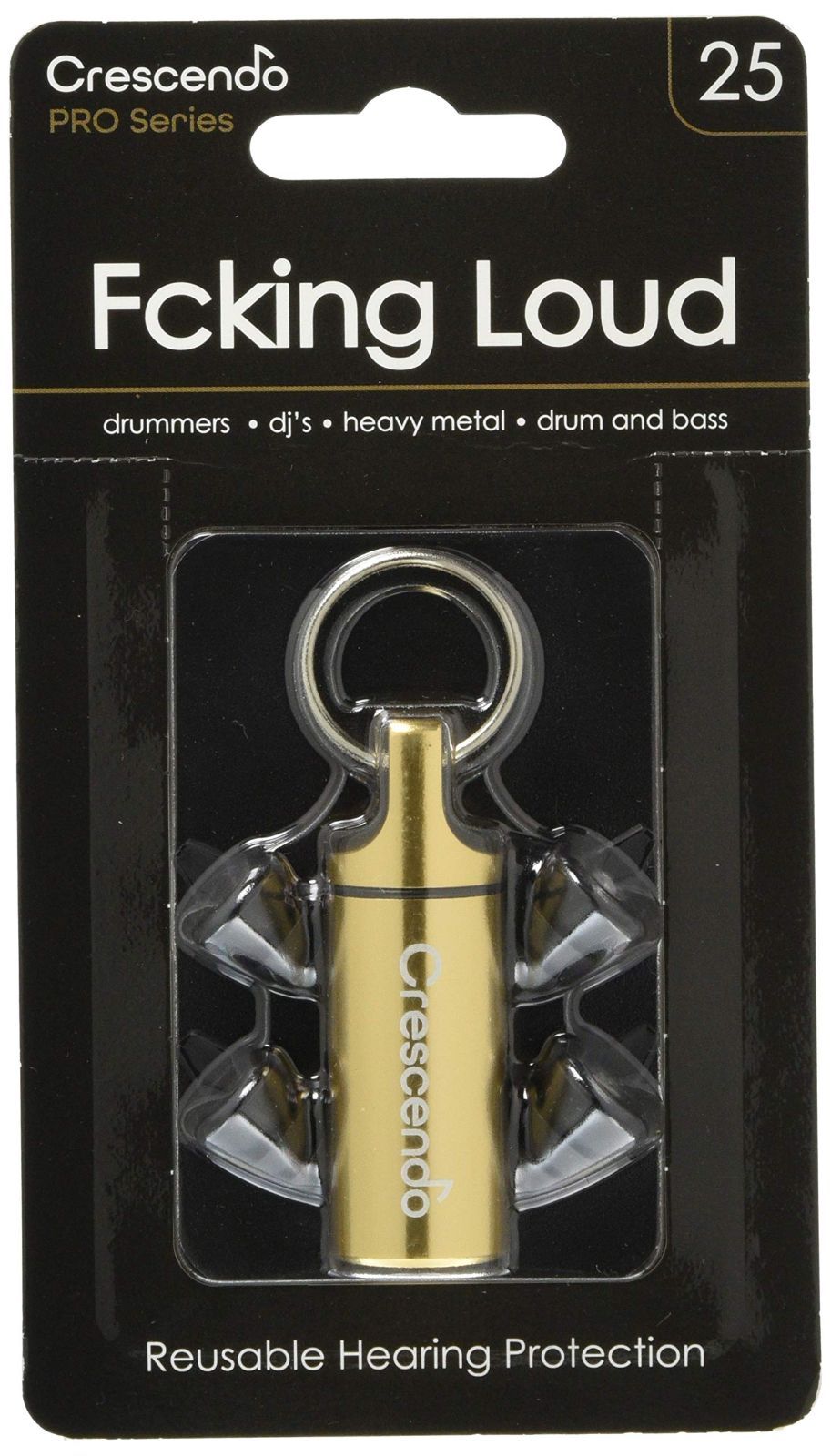 イヤープロテクター ドラマー用 Fcking 耳栓 Loud PRO 25 CRESCENDO
