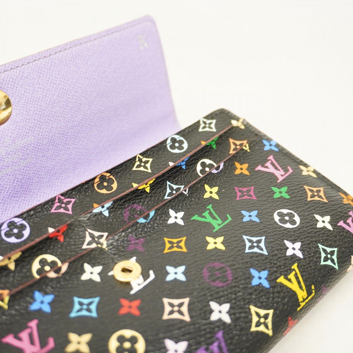 ルイ ヴィトン モノグラム マルチカラー ポルトフォイユ サラ 長財布