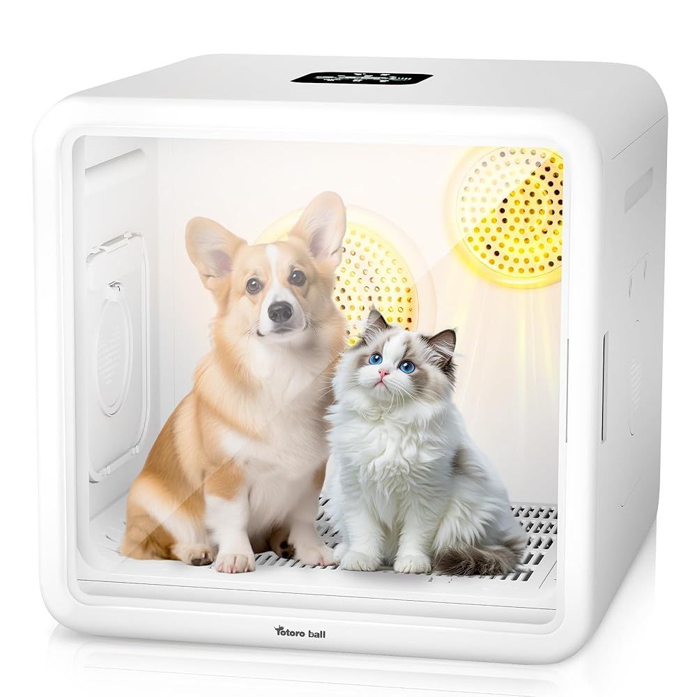 【新品】PetSumu ペットドライヤー 犬 猫 63L 静音設計 Amazon | PetSumu ペットドライヤー ペット乾燥機 ドライヤーハウス 犬