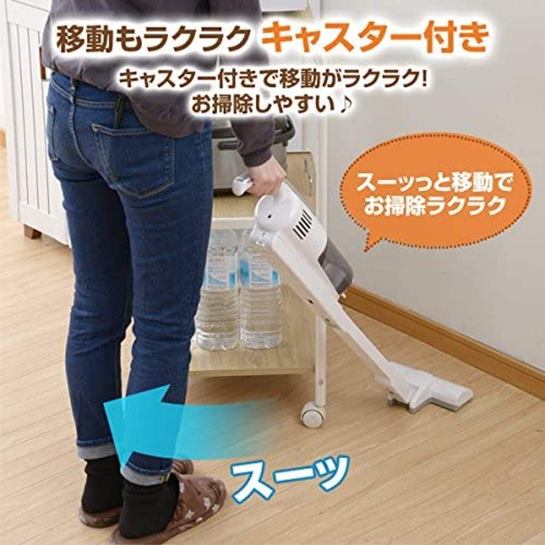 レンジ台 ラック ストッパー付きキャスター 2口コンセント トースターラック スライド棚 組立品 幅48×奥行41×高さ141cm ダークブラウン|マットブラック レンジラック GRW-48R DBR|MBK 山善 YAMAZEN