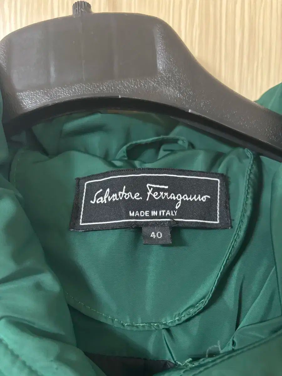サルヴァトーレ フェラガモ レディース ダウン ブルゾン 緑