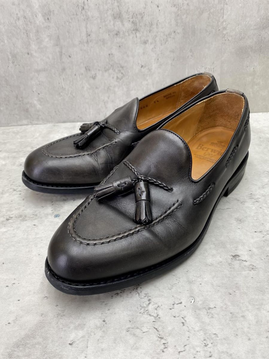 Berwick バーウィック タッセル ローファー シューズ size7 1/2