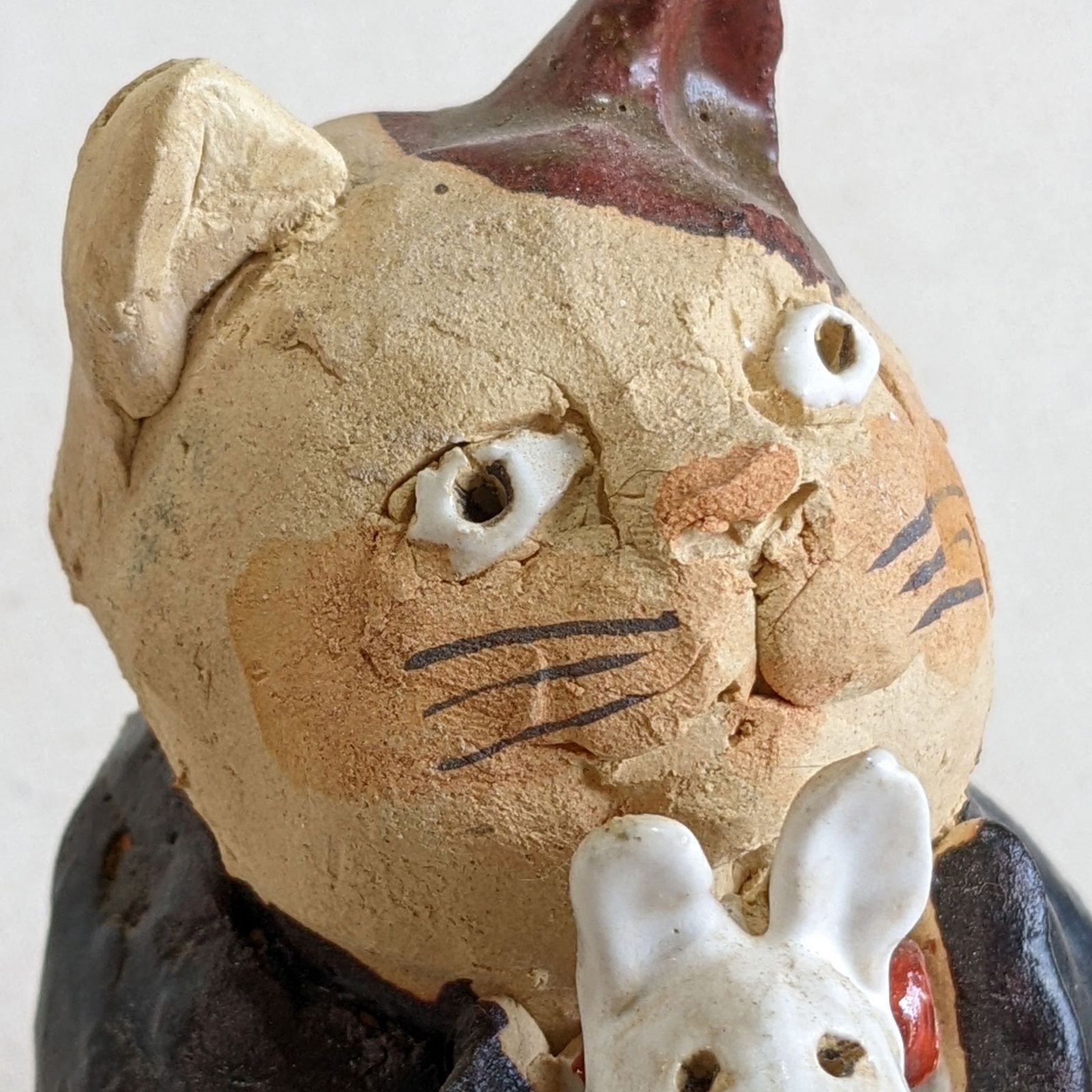 【予約済】ささきようこさん作 陶人形 黒猫と茶トラ ささきようこさん作 陶人形 猫を抱く人 その2 - メルカリ