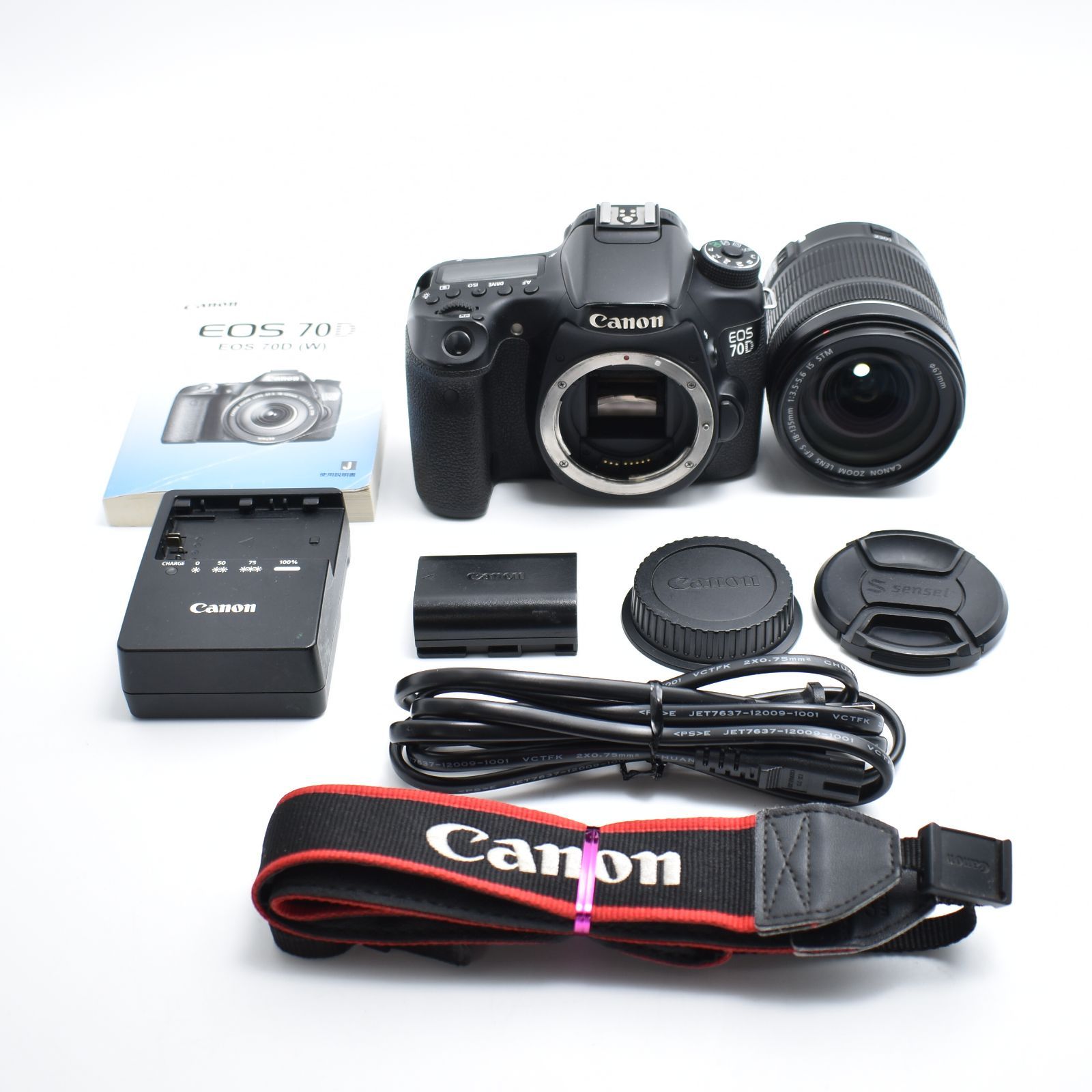 Canon デジタル一眼レフカメラ EOS70D レンズキット EF-S18