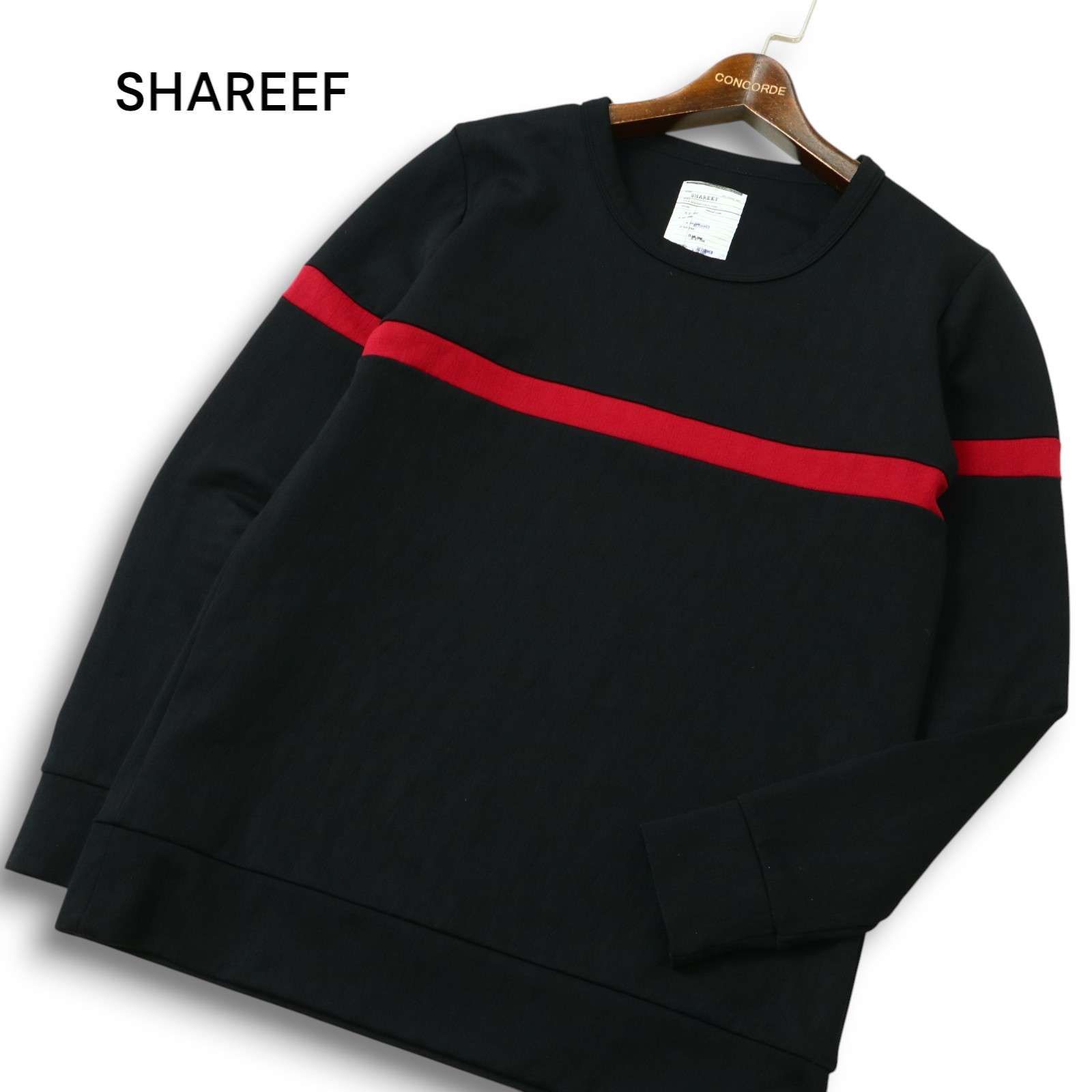 SHAREEF シャリーフ 通年 ライン☆ ストライプ 長袖 カットソー ロンT 