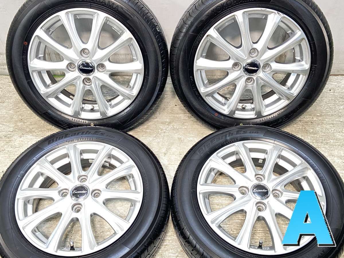 155|65R14 ヨコハマ ブルーアース-ES32 エクシーダー 14x4.5 45 100-4穴 タイヤ サマータイヤ ホイールセット 4本セット s14250508910