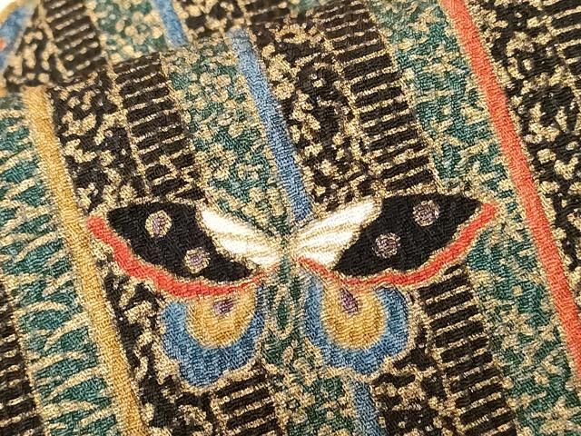 【美品】花や蝶が舞う華やか小紋　袷着物　正絹 myきもの」踊り用 着物 仕立て上がり 花小紋 ポリエステル
