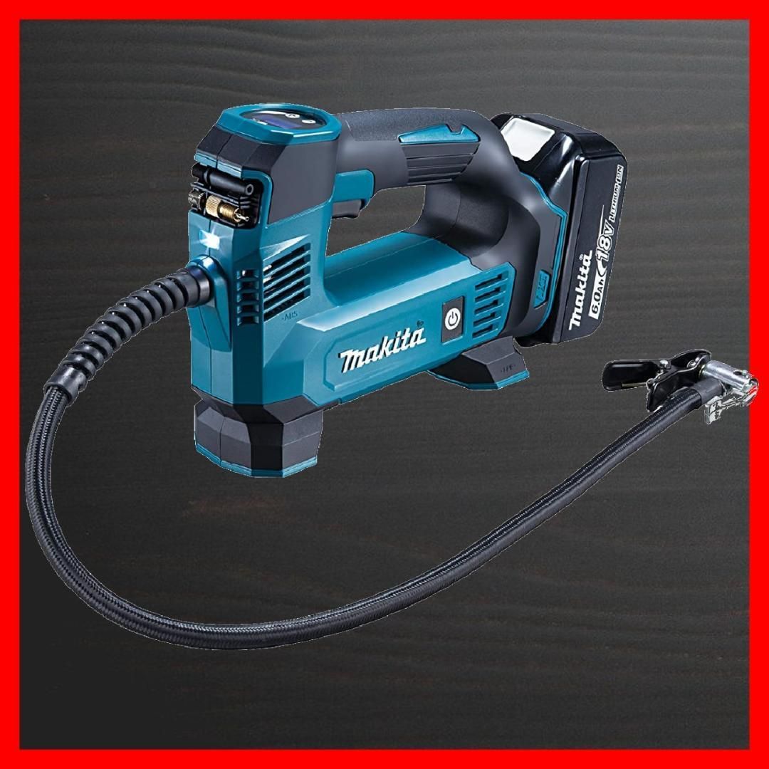 makita 充電式空気入れ 18V 本体のみ 3種類バルブ付 エアコンプレッサ makita 充電式空気入れ 18V 本体のみ 3種類バルブ付 エア