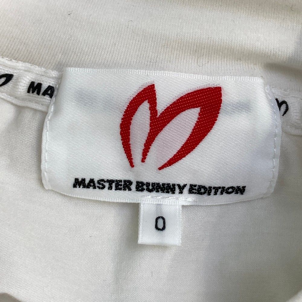 サイズ：0 MASTER BUNNY EDITION マスターバニーエディション 2024年 長袖フード付Tシャツ  ホワイト系 [240101465804] ゴルフウェア レディース ストスト サイズ：0 MASTER BUNNY EDITION マスターバニーエディション