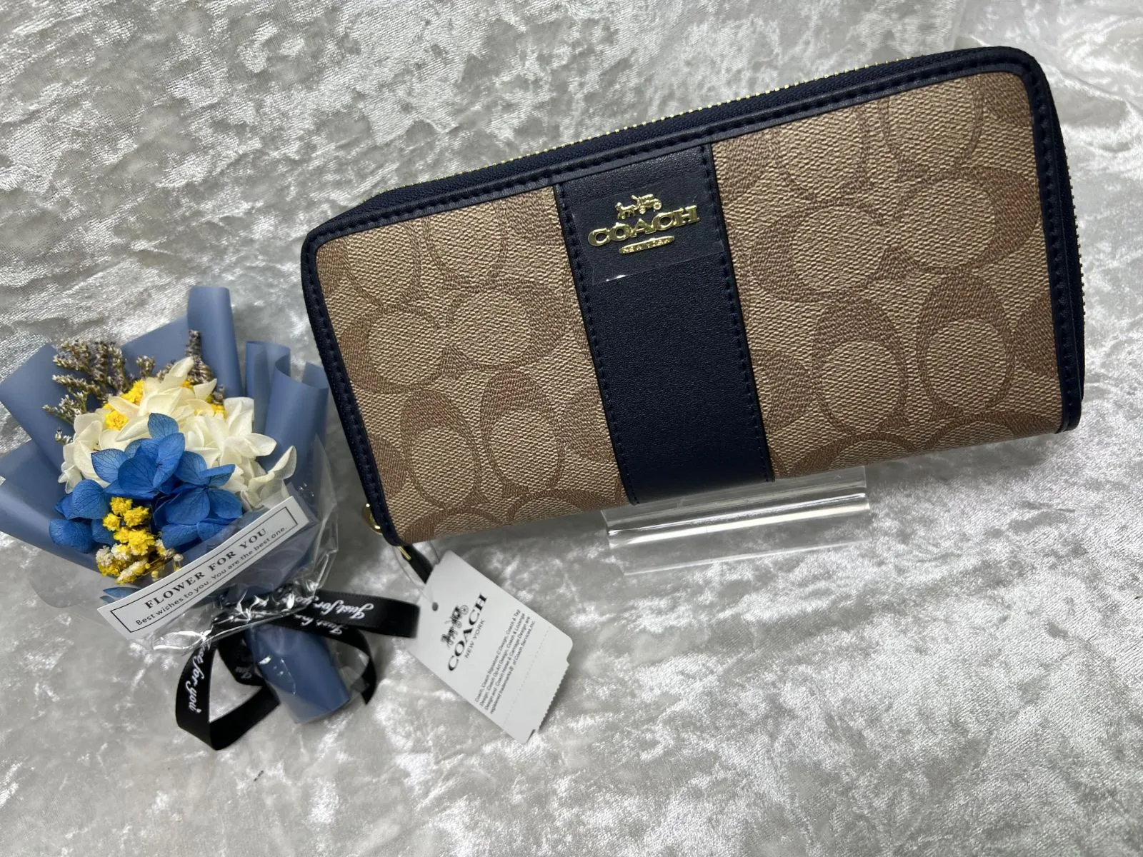 COACH 財布 コーチ 長財布 レディース 新品 未使用 ラウンドファスナー ...