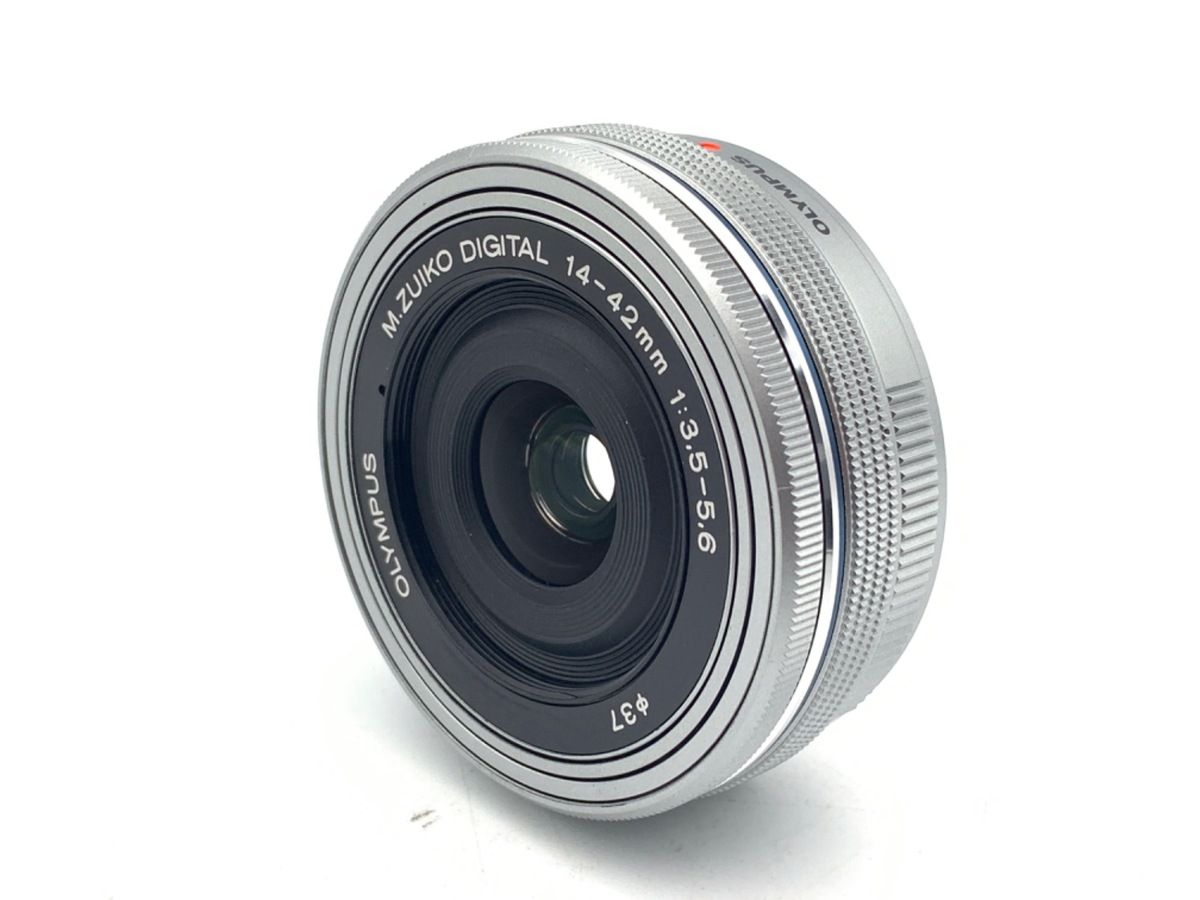 並品】 オリンパス M.ZUIKO 節約 DIGITAL ED 14-42mm F3.5-5.6 EZ シルバー