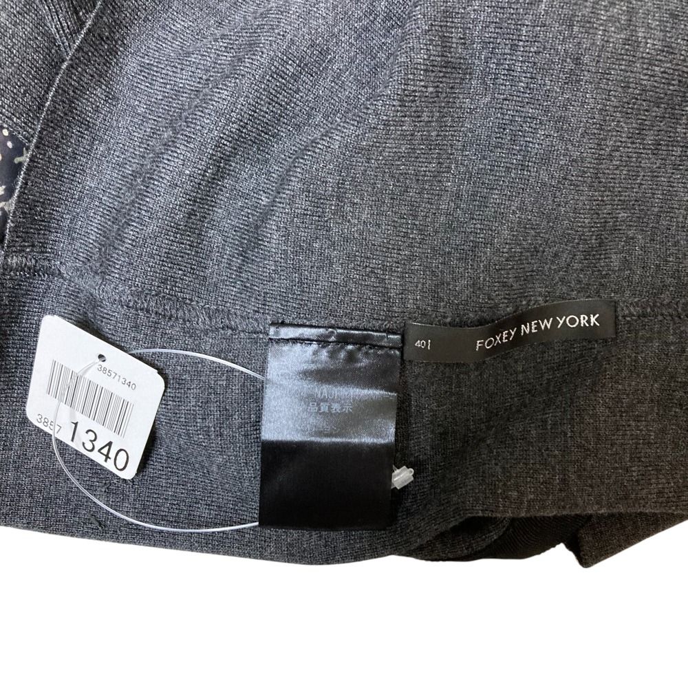 美品 FOXEY NEW YORK フォクシーニューヨーク スナップボタン