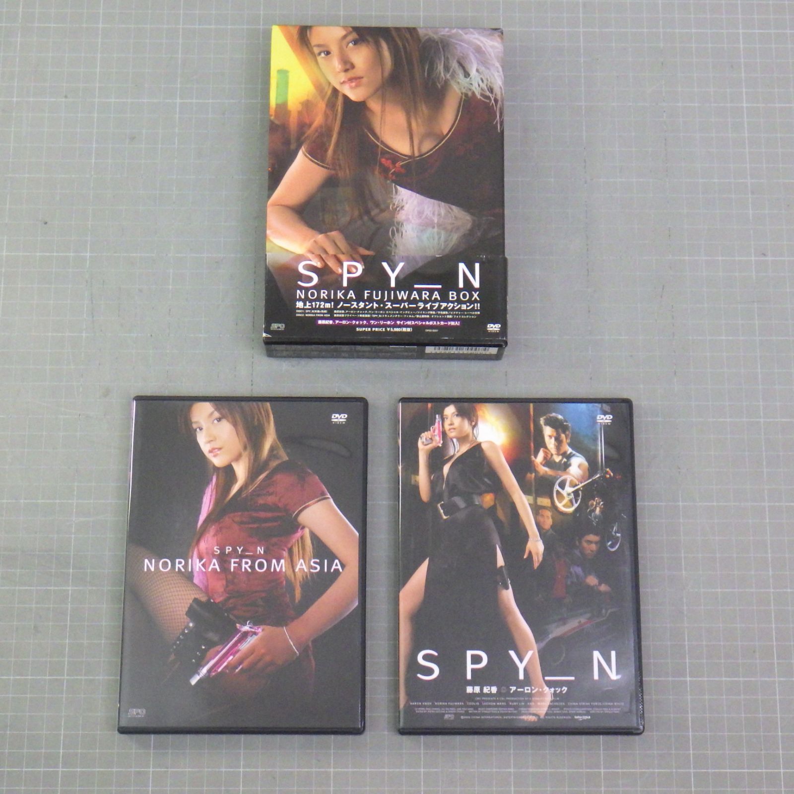 (未使用･未開封品)SPY_N/NORIKA FUJIWARA BOX [DVD] SPY_N/NORIKA FUJIWARA BOX [DVD] 藤原紀香 アーロン・クォック