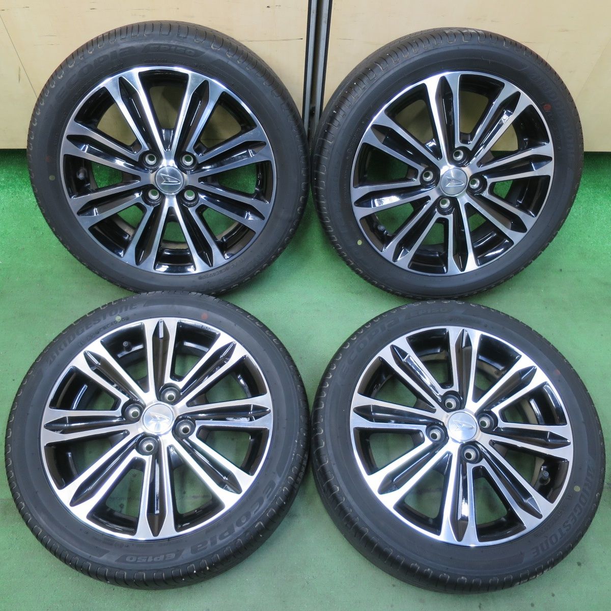 4本価格 ダイハツ キャスト タント 等 純正 165|55R15 ブリヂストン エコピア EP150 15インチ PCD100|4H 5101706イノ