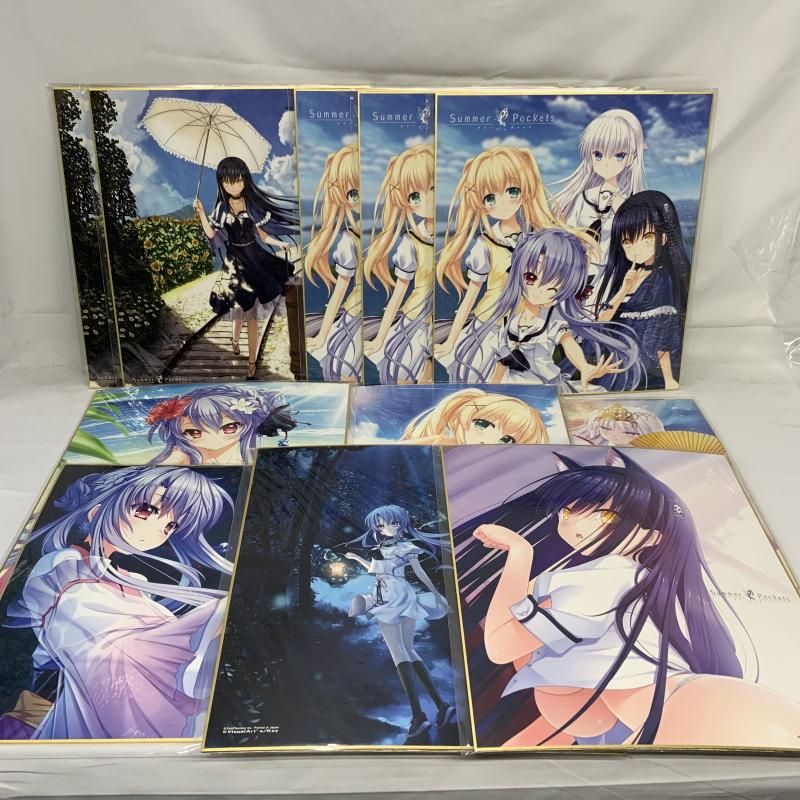 【中古】COM購入特典 色紙 まとめ売り SummerPocket 11枚ｾｯﾄ 被りあり[91]