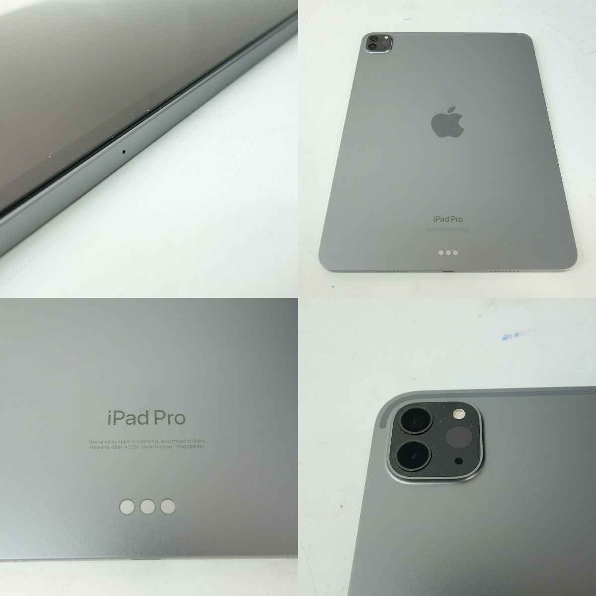 Apple iPad Pro A1934スペースグレー 本体 11インチiPad Pro Wi-Fi + Cellular 256GB - スペースグレイ（第