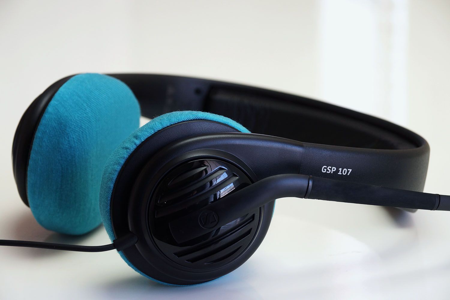 SENNHEISER GSP 107 のイヤーパッドの保護・修理に mimimamo