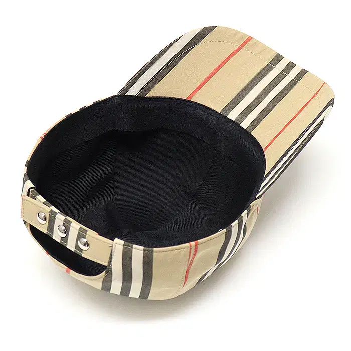 本日限定価格✨Burberry モノグラムストライプ ベースボールキャップM Burberry モノグラムモチーフ アイコンストライプ ベースボール