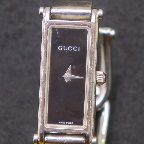 ステルス値上げ GUCCI時計 GQ1500SI シルバークォーツ - レディース